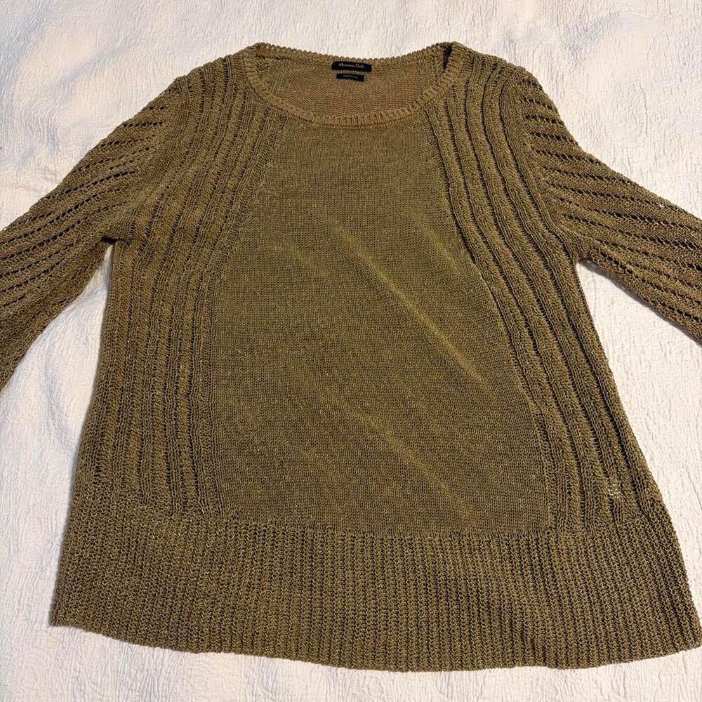 Massimo-dutti Women's Khaki Jumper